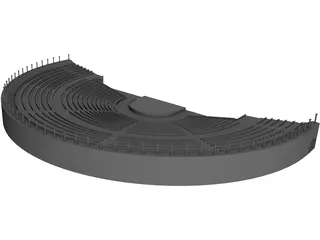 Odeon Amphitheater 3D Model preview