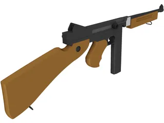 M1A1 Thompson 3D Model preview