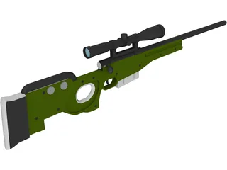 L96A1 3D Model preview