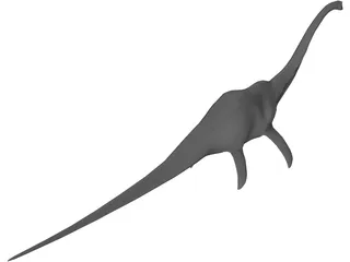 Nessie Dinosaur 3D Model preview