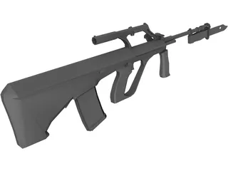 Steyr-Aug 3D Model preview