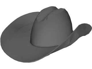 Cowboy Hat 3D Model preview