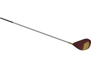 Golf Club Wood 3D Model preview
