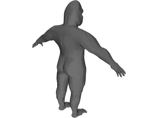 King Kong 3D Model preview