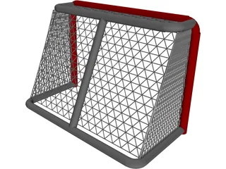Hockey Goal 3D Model preview
