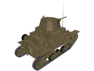 Fiat L6-40 3D Model preview