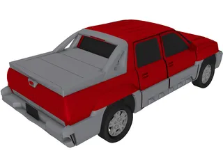 Chevrolet Avalanche (2002) 3D Model preview