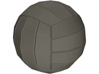 Volleyball 3D Model preview