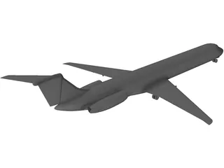 McDonnell Douglas MD-80 3D Model preview
