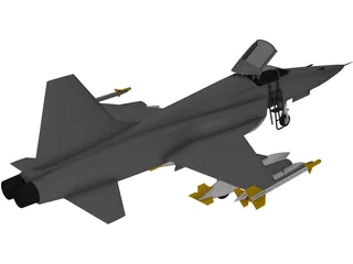 F-5E 3D Model preview