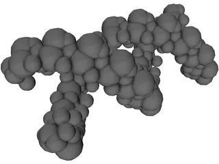 DNA Strand 3D Model preview