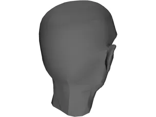 Head Male 3D Model preview