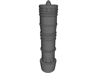 Jet Engine 3D Model preview