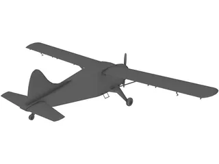 de Havilland Canada DHC-2 Beaver 3D Model preview
