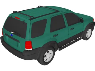 Ford Escape XLT (2001) 3D Model preview