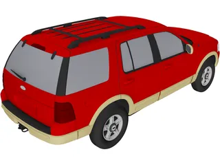 Ford Explorer (2001) 3D Model preview
