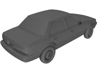 Chevrolet Cavalier (1989) 3D Model preview