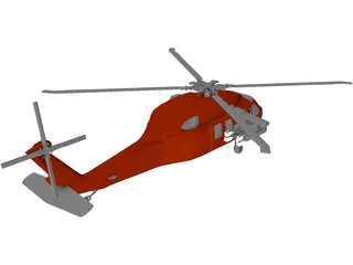 Sikorsky UH-60 Black Hawk 3D Model preview
