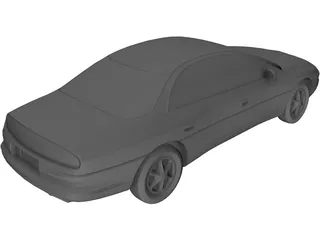 Oldsmobile Aurora (1995) 3D Model preview