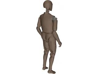 Crash Dummy 3D Model preview