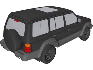 Mitsubishi Montero (1995) 3D Model preview