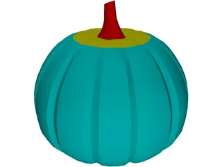 Jack-o-Lantern 3D Model preview
