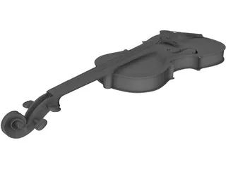 Violin 3D Model preview