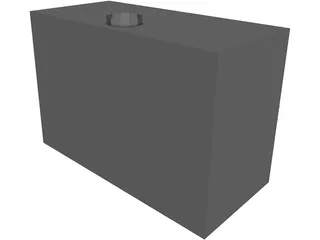 6 Inch Laboratory Fume Hood 3D Model preview