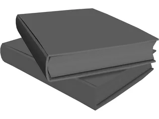 Books 3D Model preview