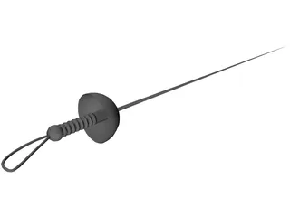 Old Roman Sword 3D Model preview