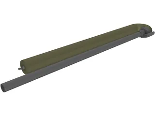 Spud Gun 3D Model preview