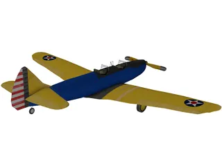 Ryan PT-19 Cornell 3D Model preview