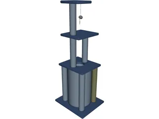 Cat Tree 3D Model preview