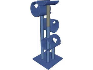 Cat Tree 3D Model preview