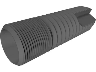 Dental Implant 3D Model preview
