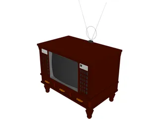 Television 3D Model preview