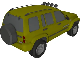 Jeep Liberty 3D Model preview