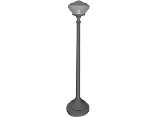 Lamppost 3D Model preview
