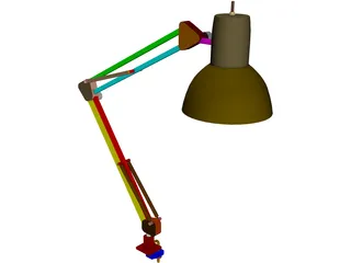 Lamp Gooseneck 3D Model preview