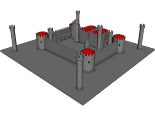 Fortress 3D Model preview