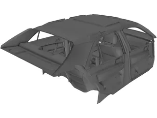 Interior Infiniti Q45 (1994) 3D Model preview