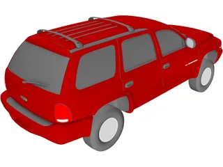 Dodge Durango (1999) 3D Model preview