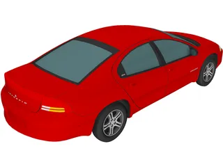 Dodge Intrepid (1999) 3D Model preview