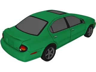 Nissan Maxima SE (1999) 3D Model preview