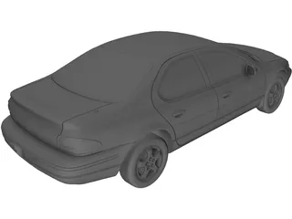 Dodge Stratus (1999) 3D Model preview
