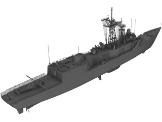 FFG-58 Samuel Roberts 3D Model preview
