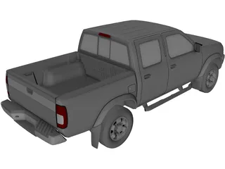 Nissan Frontier (1999) 3D Model preview