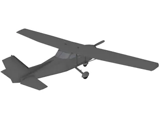 Cessna 172 3D Model preview
