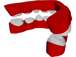 Teeth Childs 3D Model preview