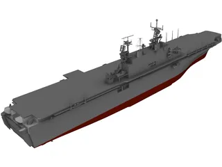 LHA-2 Saipan 3D Model preview